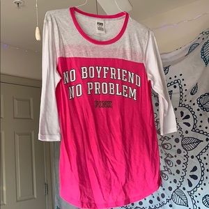 PINK semi long sleeve